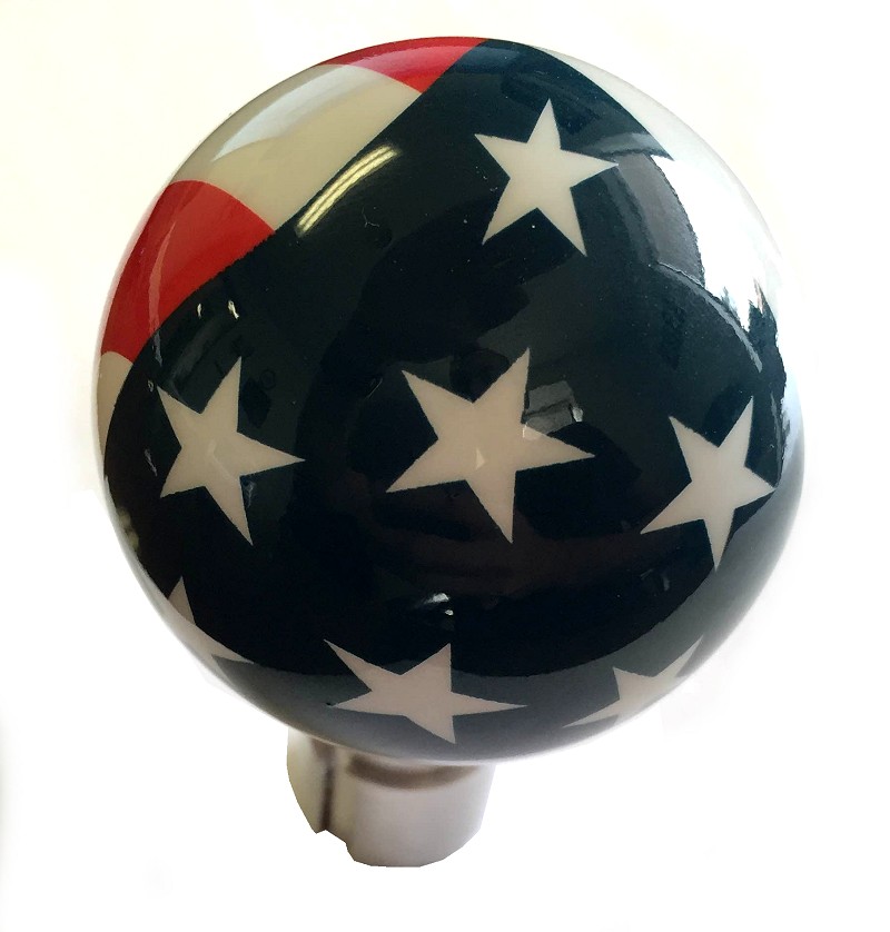 C7 Corvette 14-19 Shifter Knob - Custom AirBrushed American Pride Flag